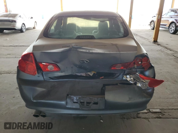 2005 Infiniti G35 with VIN JNKCV51E15M216377, listed as a Copart auction lot 57979994 with 147,084 mi miles and Salvage Title. Bid and sale history available at DreamBid. Image 6.