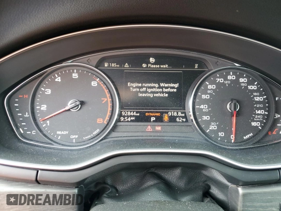 2018 Audi A5 Sportback Premium Plus z VIN WAUENCF54JA016870, wystawiony jako Copart lot #54835275 z przebiegiem 92 844 mil mil oraz Szkoda całkowita • Salvage title. Historia ofert i sprzedaży dostępna na DreamBid. Obrazek 9.
