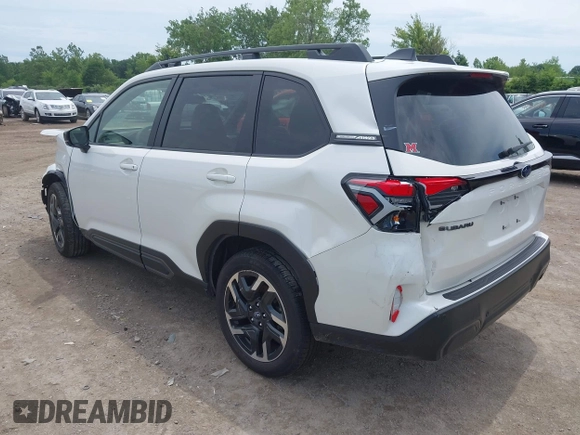 2025 Subaru Forester Limited z VIN JF2SLDRC1SH466790, wystawiony jako IAAI lot #42580221 z przebiegiem 4 094 mil mil oraz . Historia ofert i sprzedaży dostępna na DreamBid. Obrazek 3.