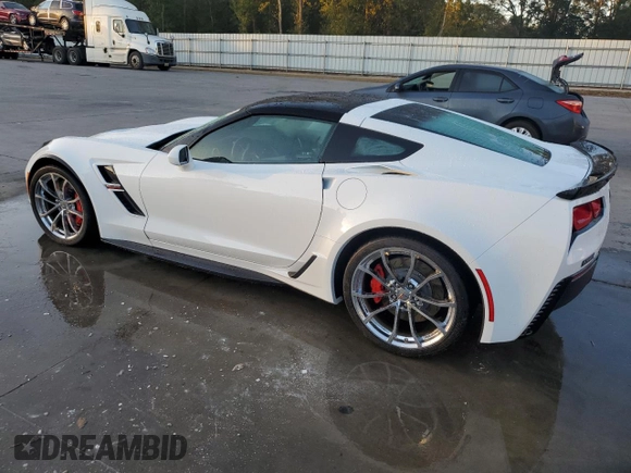 2019 Chevrolet Corvette Grand Sport 1LT with VIN 1G1YW2D77K5114077, listed as a Copart auction lot 76626264 with 4,194 mi miles and Salvage title. Bid and sale history available at DreamBid. Image 2.