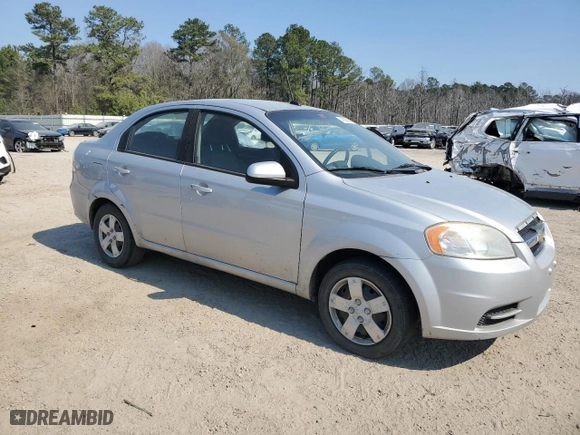 2010 Chevrolet Aveo LT w/1LT with VIN KL1TD5DE6AB073925, listed as a Copart auction lot 46293655 with 0 mi miles and Salvage Title. Bid and sale history available at carsss.com. Image 4.