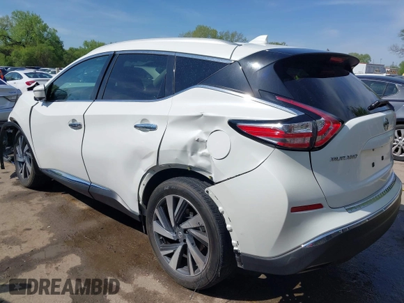 2016 Nissan Murano S z VIN 5N1AZ2MH0GN163147, wystawiony jako IAAI lot #42068756 z przebiegiem 29 149 mil mil oraz . Historia ofert i sprzedaży dostępna na DreamBid. Obrazek 3.