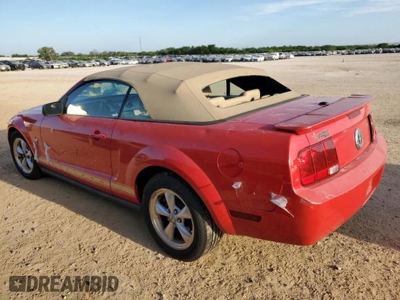 2009 Ford Mustang with VIN 1ZVHT84N295135184, listed as a Copart auction lot 53210055 with Not provided miles and Clean title. Bid and sale history available at DreamBid. Image 2.