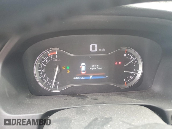 2017 Honda Pilot EX-L with VIN 5FNYF6H58HB066653, listed as a Copart auction lot 58304875 with 67,457 mi miles and Salvage title. Bid and sale history available at DreamBid. Image 9.