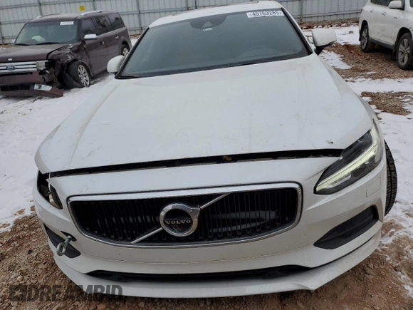 2017 Volvo S90 Momentum with VIN YV1A22MK6H1011610, listed as a Copart auction lot 45763285 with 134,657 mi miles and Salvage Title. Bid and sale history available at carsss.com. Image 5.