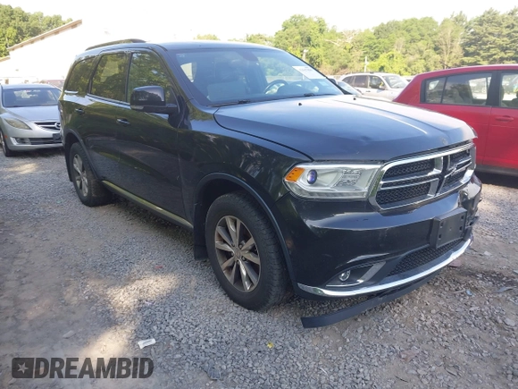 2015 Dodge Durango Limited with VIN 1C4RDJDG6FC740555, listed as a IAAI auction lot 42567890 with 172,656 mi miles and . Bid and sale history available at DreamBid. Image 1.
