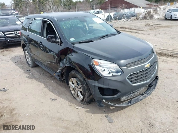 2016 Chevrolet Equinox LS with VIN 2GNFLEEK6G6332770, listed as a IAAI auction lot 41772674 with 126,618 mi miles. Bid and sale history available at carsss.com. Image 1.