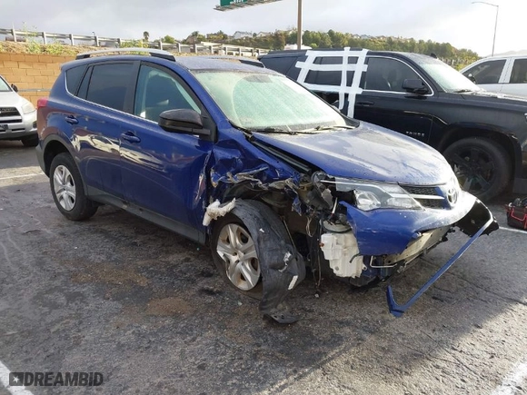 2015 Toyota RAV4 LE with VIN 2T3BFREV4FW365625, listed as a IAAI auction lot 41728746 with 66,391 mi miles. Bid and sale history available at carsss.com. Image 1.