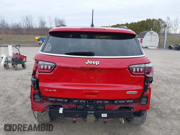 2021 Jeep Compass Latitude z VIN 3C4NJDBB4MT540632, wystawiony jako IAAI lot #41937767 z przebiegiem 15 613 mil mil oraz . Historia ofert i sprzedaży dostępna na DreamBid. Obrazek 17.
