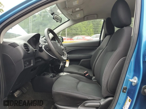2019 Mitsubishi Mirage ES с VIN ML32F3FJ1KHF14619, выставлен на аукционе Copart как лот 58994695 с пробегом 47 429 миль миль и Списание • Salvage title. История ставок и продаж доступна на DreamBid. Изображение 7.