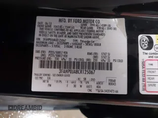 2012 Ford Fusion SEL z VIN 3FAHP0JA8CR125067, wystawiony jako IAAI lot #42000958 z przebiegiem 101 140 mil mil oraz . Historia ofert i sprzedaży dostępna na DreamBid. Obrazek 9.