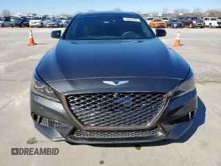 2018 Genesis G80 Sport with VIN KMHGN4JB5JU219162, listed as a Copart auction lot 46816185 with 58,056 mi miles and Salvage Title. Bid and sale history available at DreamBid. Image 5.