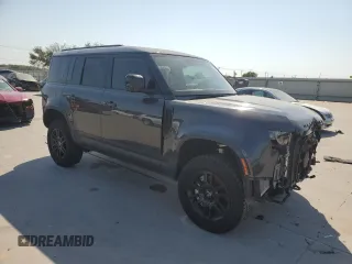 2024 Land Rover Defender S with VIN SALEJ7EUXR2295285, listed as a Copart auction lot 75240624 with 12,668 mi miles and Salvage title. Bid and sale history available at DreamBid. Image 4.