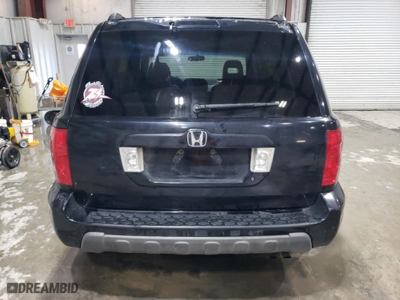 2003 Honda Pilot EX with VIN 2HKYF18683H501001, listed as a Copart auction lot 89402665 with 193,910 mi miles and Salvage Title. Bid and sale history available at carsss.com. Image 6.