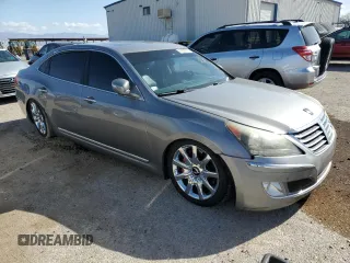 2013 Hyundai Equus Signature with VIN KMHGH4JH4DU058836, listed as a Copart auction lot 51837815 with 112,093 mi miles and Salvage Title. Bid and sale history available at DreamBid. Image 4.