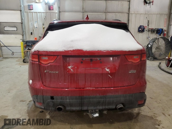 2017 Jaguar F-Pace 35t R-Sport with VIN SADCL2BV5HA490891, listed as a Copart auction lot 45609965 with 127,187 mi miles and Salvage title. Bid and sale history available at DreamBid. Image 6.