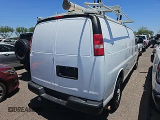 2018 Chevrolet Express Cargo with VIN 1GCWGBFG9J1180581, listed as a IAAI auction lot 42613465 with 109,468 mi miles and . Bid and sale history available at DreamBid. Image 2.
