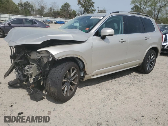2016 Volvo XC90 T6 Momentum with VIN YV4A22PK1G1039621, listed as a Copart auction lot 51615595 with 134,465 mi miles and Salvage Title. Bid and sale history available at DreamBid. Image 1.