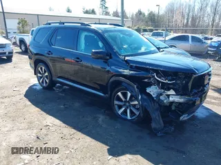 2023 Honda Pilot Elite with VIN 5FNYG1H80PB017732, listed as a IAAI auction lot 41643842 with 26,420 mi miles. Bid and sale history available at carsss.com. Image 1.