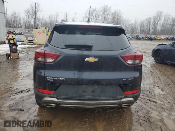 2021 Chevrolet TrailBlazer ACTIV with VIN KL79MSSLXMB035957, listed as a Copart auction lot 46908425 with 69,742 mi miles and Salvage Title. Bid and sale history available at DreamBid. Image 6.