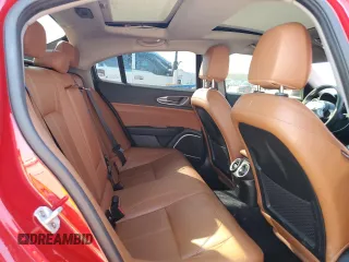 2020 Alfa Romeo Giulia Ti with VIN ZARFANBN4L7638623, listed as a Copart auction lot 75250364 with 37,218 mi miles and Salvage Title. Bid and sale history available at carsss.com. Image 10.