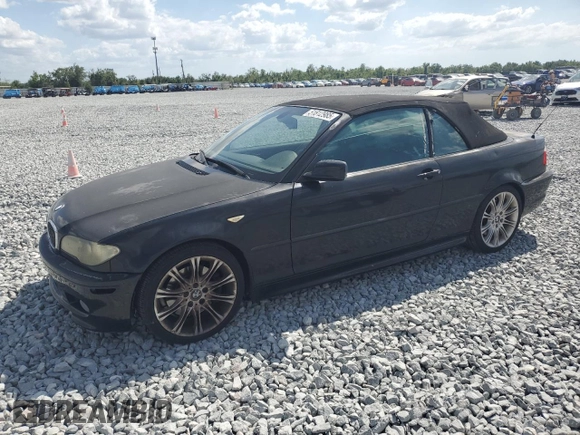 2005 BMW 3 Series 330Ci with VIN WBABW53465PL49985, listed as a Copart auction lot 51812985 with 123,926 mi miles and Salvage Title. Bid and sale history available at carsss.com. Image 1.