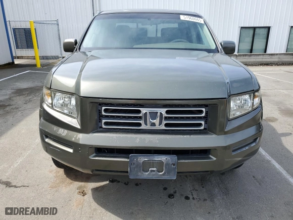 2006 Honda Ridgeline RTS with VIN 2HJYK164X6H535740, listed as a Copart auction lot 51960665 with 182,255 mi miles and Salvage Title. Bid and sale history available at carsss.com. Image 5.