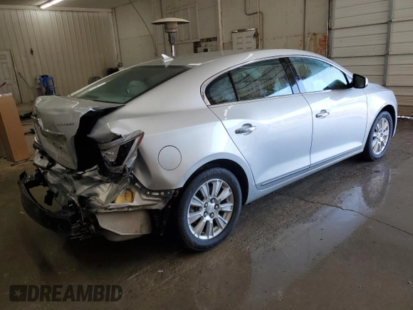 2010 Buick LaCrosse CX with VIN 1G4GB5EG0AF298393, listed as a Copart auction lot 52951885 with 170,736 mi miles and Salvage Title. Bid and sale history available at DreamBid. Image 3.