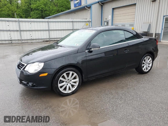 2008 Volkswagen Eos Turbo with VIN WVWAA71FX8V035155, listed as a Copart auction lot 56005035 with 174,123 mi miles and Salvage Title. Bid and sale history available at DreamBid. Image 1.