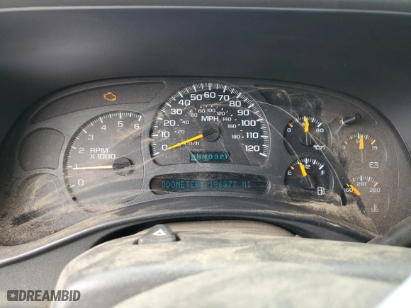 2003 Chevrolet Silverado 1500 LS with VIN 2GCEK19T731114010, listed as a Copart auction lot 49889495 with 186,877 mi miles and Clean Title. Bid and sale history available at carsss.com. Image 9.
