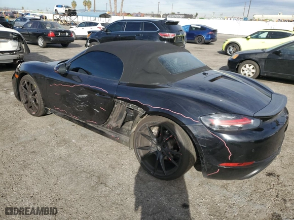 2017 Porsche 718 Boxster with VIN WP0CA2A86HS221743, listed as a Copart auction lot 72534092 with NaN miles. Bid and sale history available at carsss.com. Image 2.