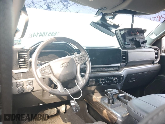 2023 Chevrolet Silverado 1500 RST with VIN 2GCUDEED4P1126097, listed as a Copart auction lot 68518414 with 31,462 mi miles and Salvage Title. Bid and sale history available at DreamBid. Image 8.