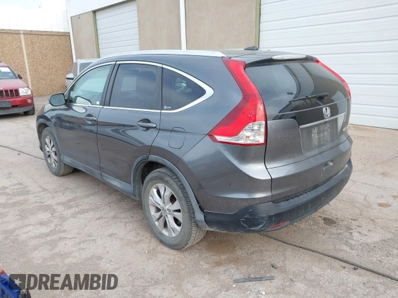 2012 Honda CR-V EX-L with VIN 2HKRM3H71CH510251, listed as a IAAI auction lot 41898899 with 125,017 mi miles and . Bid and sale history available at carsss.com. Image 3.