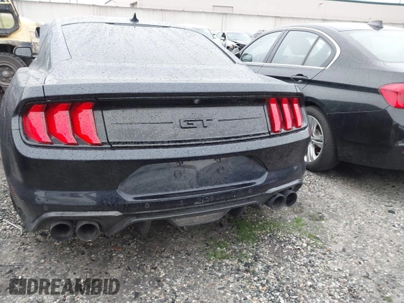 2021 Ford Mustang GT with VIN 1FA6P8CF4M5128552, listed as a IAAI auction lot 41455396 with 41,715 mi miles. Bid and sale history available at carsss.com. Image 16.