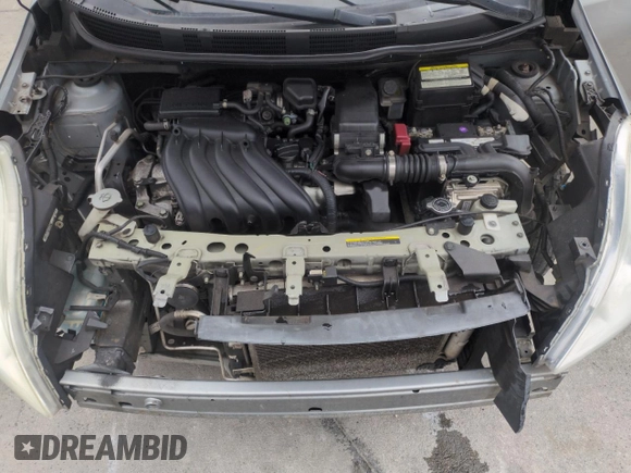 2014 Nissan Versa SV with VIN 3N1CN7AP1EL819809, listed as a Copart auction lot 51960405 with 144,859 mi miles and Salvage Title. Bid and sale history available at DreamBid. Image 8.
