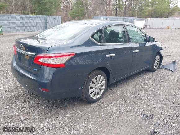 2014 Nissan Sentra SR with VIN 3N1AB7AP7EL678454, listed as a IAAI auction lot 42044910 with 133,463 mi miles. Bid and sale history available at carsss.com. Image 4.