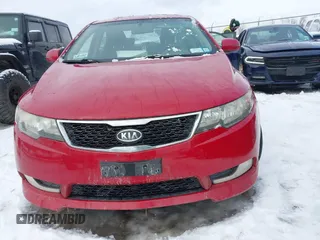 2013 Kia Forte SX with VIN KNAFW4A33D5693791, listed as a IAAI auction lot 41486906 with 154,579 mi miles. Bid and sale history available at carsss.com. Image 12.