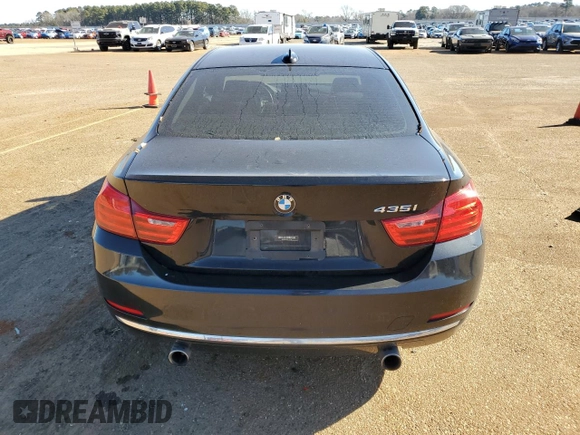 2014 BMW 4 Series 435i with VIN WBA3R1C53EK191776, listed as a Copart auction lot 42410245 with 87,018 mi miles and Salvage Title. Bid and sale history available at carsss.com. Image 6.