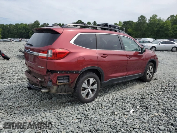 2019 Subaru Ascent Premium with VIN 4S4WMAFD2K3432570, listed as a Copart auction lot 57872895 with 44,939 mi miles and Salvage title. Bid and sale history available at DreamBid. Image 3.