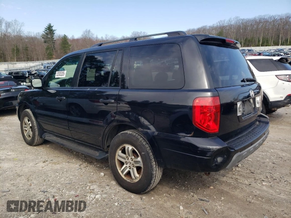 2005 Honda Pilot EX-L with VIN 5FNYF18515B035128, listed as a Copart auction lot 52935285 with 184,566 mi miles and Clean Title. Bid and sale history available at carsss.com. Image 2.