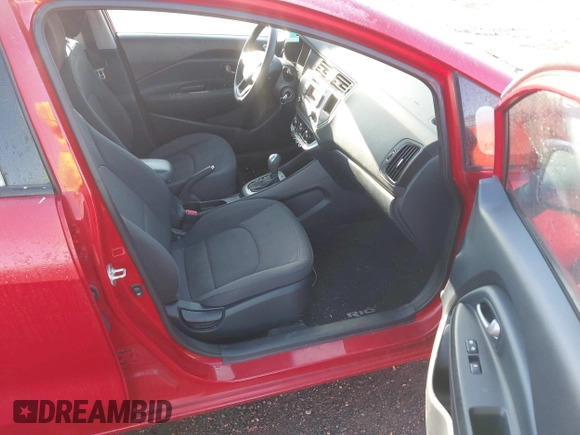 2015 Kia Rio EX with VIN KNADN4A36F6427415, listed as a IAAI auction lot 41671078 with 137,013 mi miles. Bid and sale history available at carsss.com. Image 5.