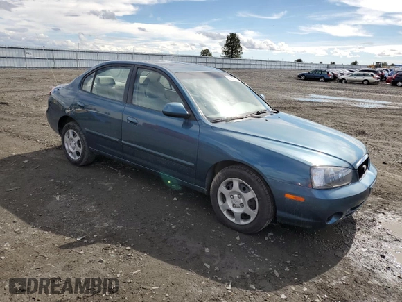 2003 Hyundai Elantra GLS z VIN KMHDN45D03U468955, wystawiony jako Copart lot #50207515 z przebiegiem 123 560 mil mil oraz Czysty tytuł • Clean title. Historia ofert i sprzedaży dostępna na DreamBid. Obrazek 4.