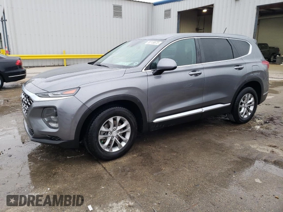 2020 Hyundai Santa Fe SE with VIN 5NMS23AD0LH156470, listed as a Copart auction lot 38749673 with 62,186 mi miles. Bid and sale history available at carsss.com. Image 1.