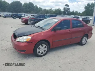 2006 Toyota Corolla CE with VIN 2T1BR32E36C608697, listed as a Copart auction lot 61672515 with 105,016 mi miles and Clean title. Bid and sale history available at DreamBid. Image 1.