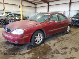 2002 Mercury Sable GS with VIN 1MEFM50U72G650578, listed as a Copart auction lot 62320635 with 74,043 mi miles and Salvage title. Bid and sale history available at DreamBid. Image 1.