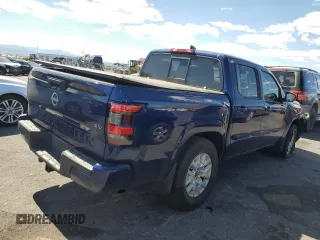 2022 Nissan Frontier S with VIN 1N6ED1EJXNN615051, listed as a Copart auction lot 54956615 with 46,826 mi miles and Salvage title. Bid and sale history available at DreamBid. Image 3.
