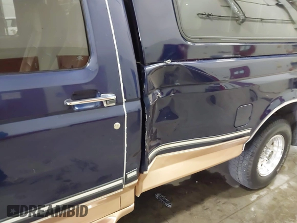 1995 Ford F-150 with VIN 1FTEF14HXSNA75501, listed as a IAAI auction lot 42120750 with 250,536 mi miles and . Bid and sale history available at DreamBid. Image 18.
