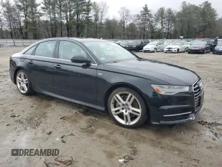 2016 Audi A6 2.0T Premium Plus with VIN WAUGFAFC7GN119131, listed as a Copart auction lot 48465895 with 95,257 mi miles and Salvage Title. Bid and sale history available at carsss.com. Image 4.