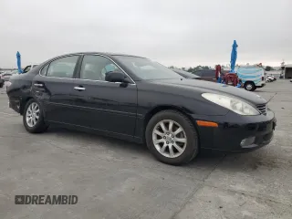 2002 Lexus ES 300 with VIN JTHBF30G520049637, listed as a Copart auction lot 58235085 with 123,290 mi miles and Salvage title. Bid and sale history available at DreamBid. Image 4.
