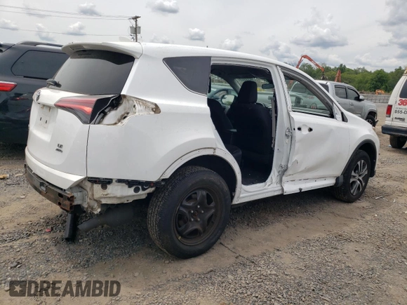 2017 Toyota RAV4 LE with VIN 2T3BFREV3HW607940, listed as a Copart auction lot 58330855 with 67,684 mi miles and Salvage title. Bid and sale history available at DreamBid. Image 3.